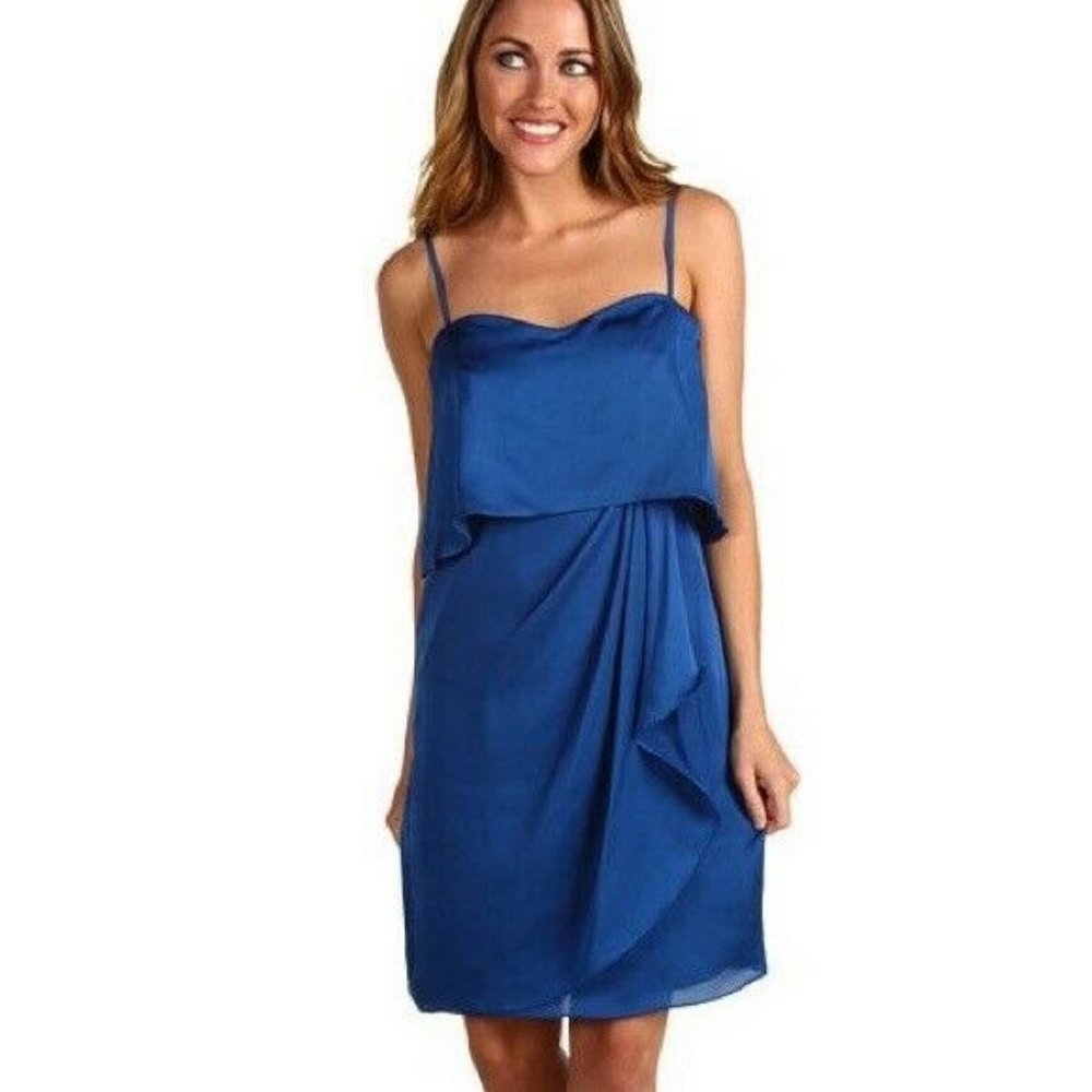Max & Cleo Women's River Blue Sleeveless Dress